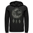 thumbnail image 1 of Men's Lost Gods Moon Dream Catcher  Pull Over Hoodie Black Small, 1 of 3