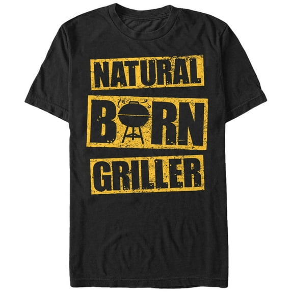 Men's Lost Gods Natural Born Griller Graphic Tee Black Small