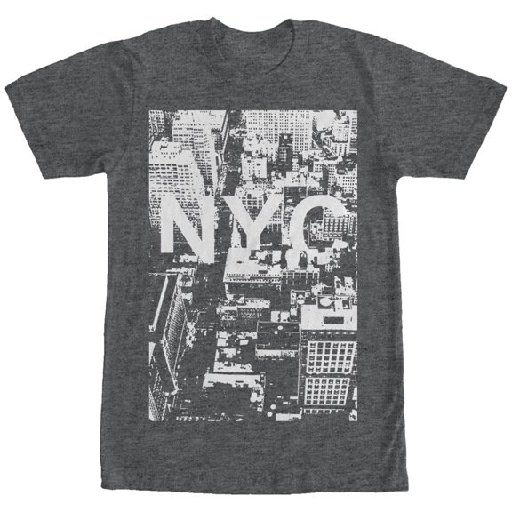 Men's Lost Gods New York City  Graphic Tee Charcoal Heather Medium
