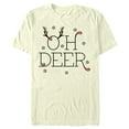 thumbnail image 1 of Men's Lost Gods Oh Deer Graphic Tee Beige Large, 1 of 4