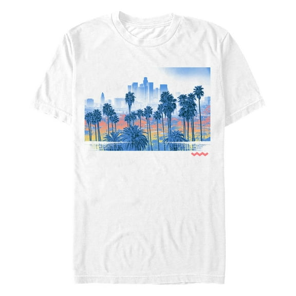 Men's Lost Gods Palm Tree City Skyline  Graphic T-Shirt