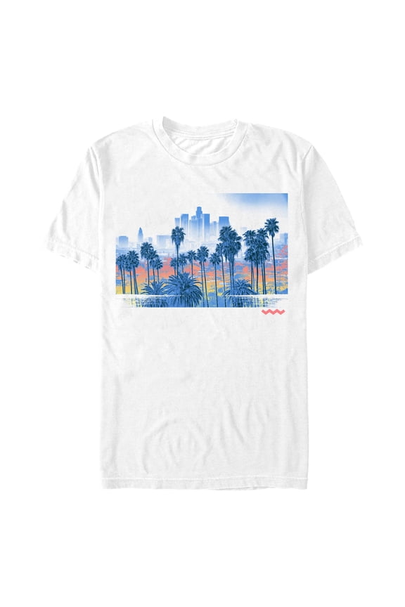 Men's Lost Gods Palm Tree City Skyline Graphic T-Shirt