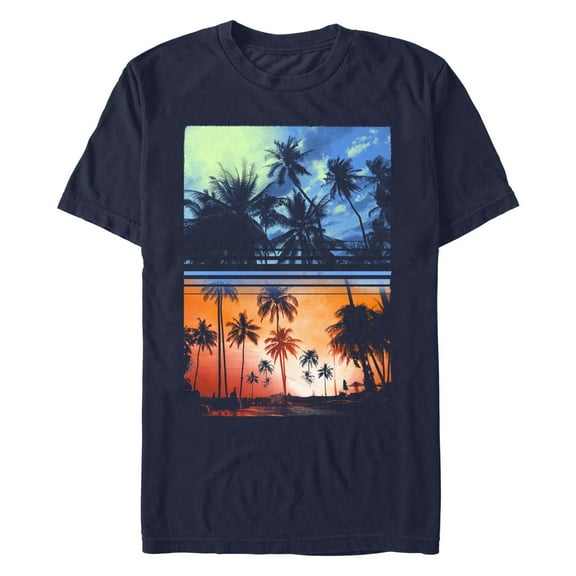 Men's Lost Gods Palm Trees Poster Graphic T-Shirt