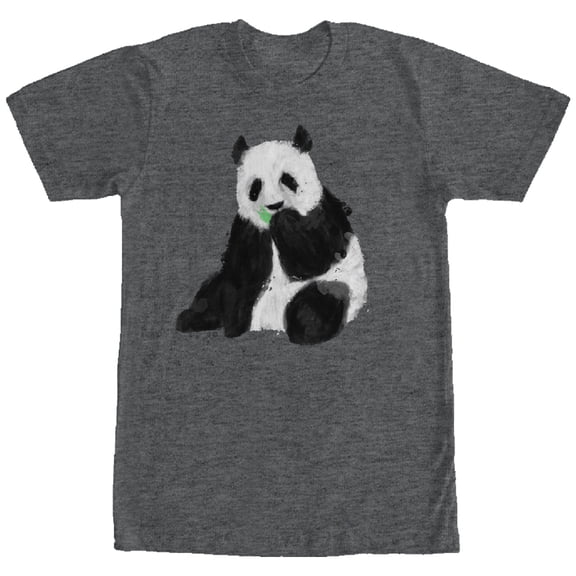 Men's Lost Gods Panda Bear Graphic Tee Charcoal Heather X Large