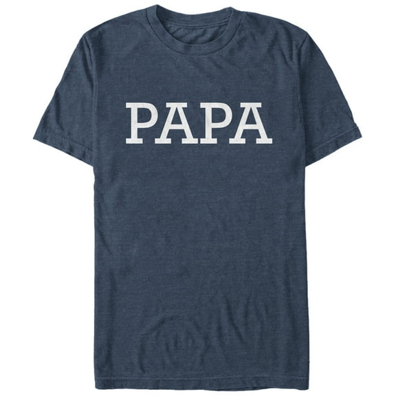 Men's Lost Gods Papa Graphic Tee Navy Blue Heather Large