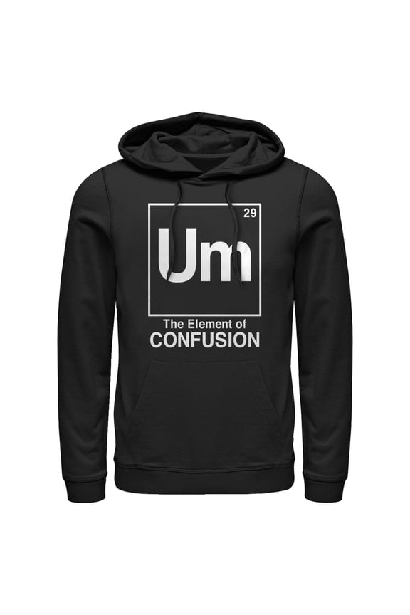 Men's Lost Gods Periodic Table Confusion Element Pull Over Hoodie