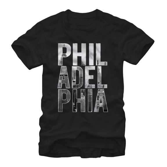 Men's Lost Gods Philadelphia Graphic Tee Black Large
