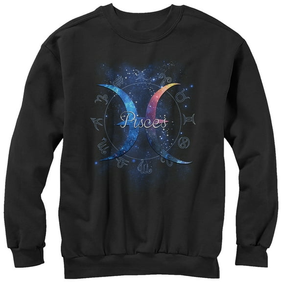 Men's Lost Gods Pisces  Sweatshirt Black Medium