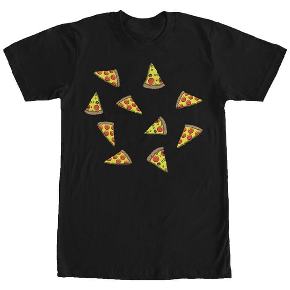 Men's Lost Gods Pizza Storm  Graphic Tee Black Large