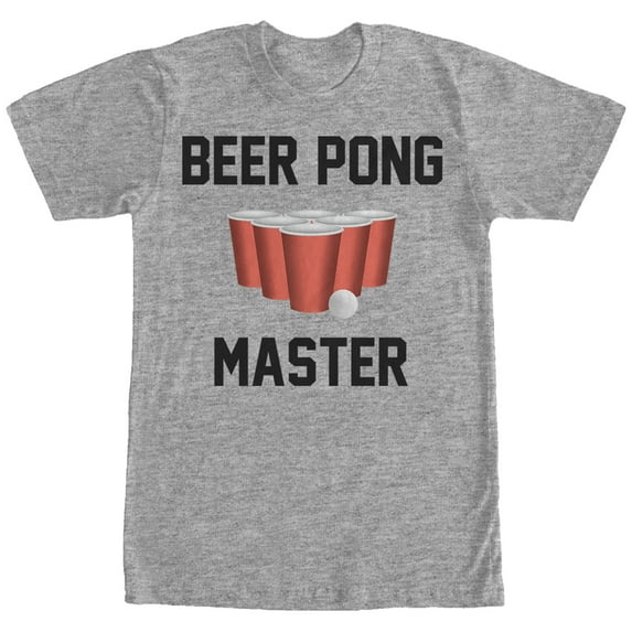 Men's Lost Gods Pong Master Graphic Tee Athletic Heather 2X Large
