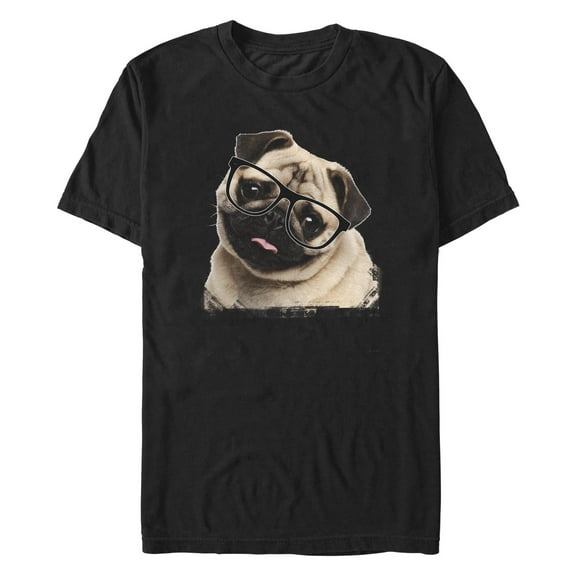 Men's Lost Gods Pug Nerd Graphic T-Shirt