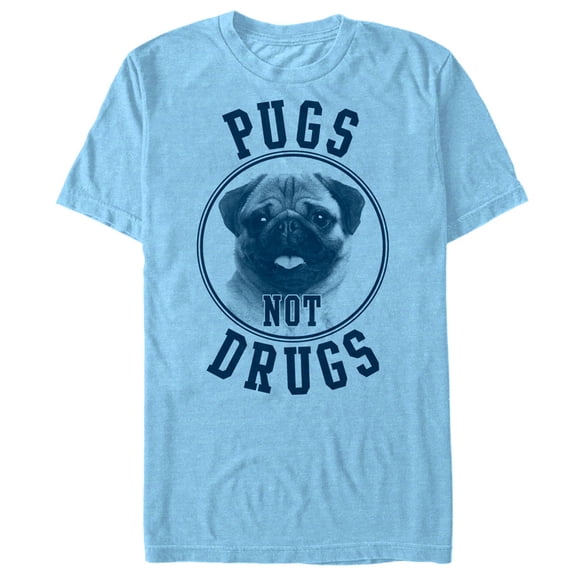 Men's Lost Gods Pugs Not Drugs Graphic T-Shirt