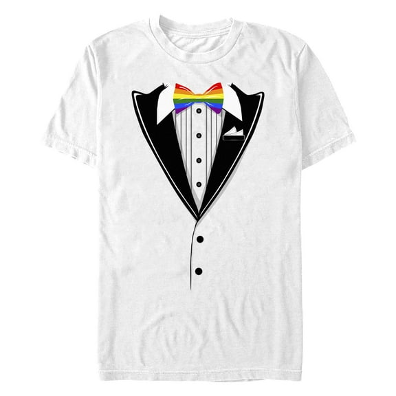 Men's Lost Gods Rainbow Bowtie Graphic T-Shirt