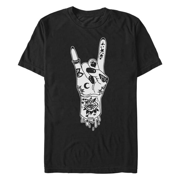 Men's Lost Gods Raise the Horns  Graphic T-Shirt