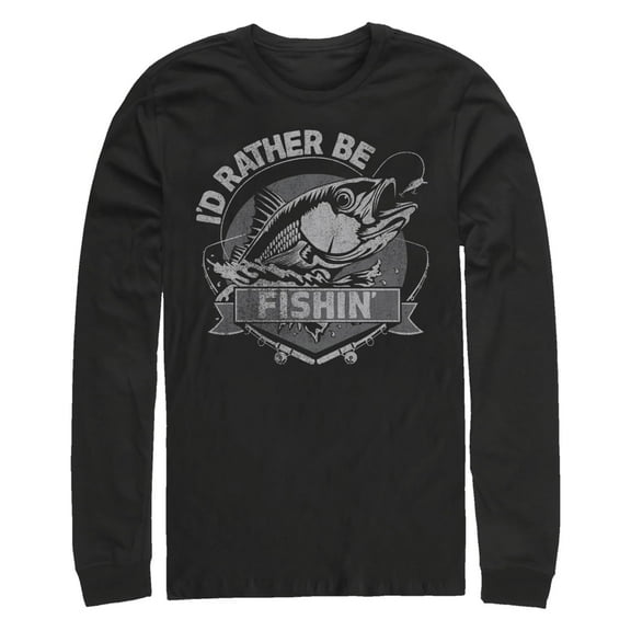 Men's Lost Gods Rather Be Fishin'  Long Sleeve Shirt