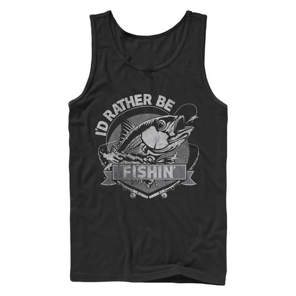 Men's Lost Gods Rather Be Fishin' Tank Top