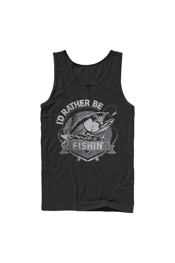 Men's Lost Gods Rather Be Fishin' Tank Top