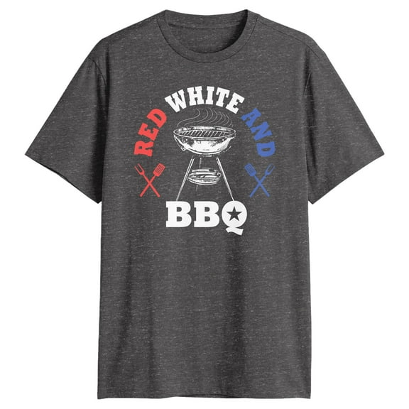 Men's Lost Gods Red White and BBQ  Graphic T-Shirt
