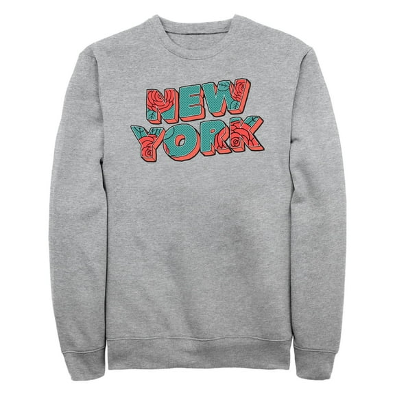 Men's Lost Gods Retro Floral City  Sweatshirt