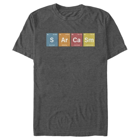 Men's Lost Gods Sarcasm Elements Graphic T-Shirt Big & Tall