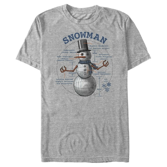 Men's Lost Gods Scientific Diagram  Graphic Tee Athletic Heather Large