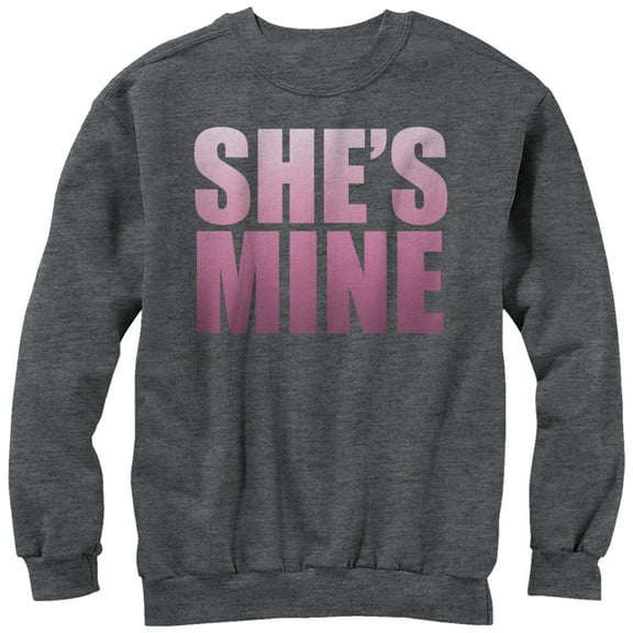Men's Lost Gods She's Mine  Sweatshirt Charcoal Heather Small