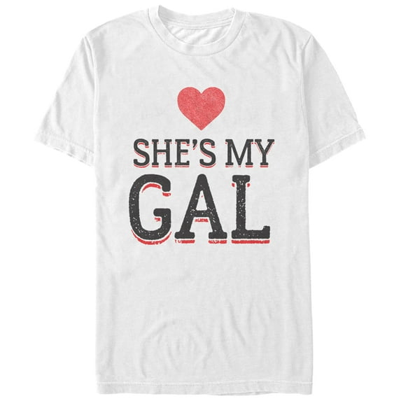 Men's Lost Gods She's My Gal Graphic Tee White Small
