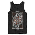 thumbnail image 1 of Men's Lost Gods Skeleton King of Hearts  Tank Top Black X Large, 1 of 4