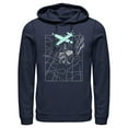 thumbnail image 1 of Men's Lost Gods Skeleton Sky Diving  Pull Over Hoodie, 1 of 4