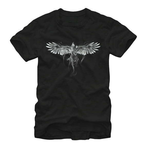 Men's Lost Gods Smoke Eagle in Flight Graphic Tee Black Medium
