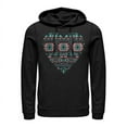 thumbnail image 1 of Men's Lost Gods Southwest Print Heart  Pull Over Hoodie Black Large, 1 of 3