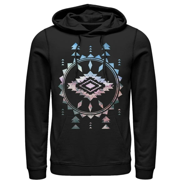 Men's Lost Gods Southwest Print  Pull Over Hoodie Black 2X Large