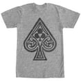 thumbnail image 1 of Men's Lost Gods Spade Club Heart Diamond  Graphic Tee Athletic Heather Medium, 1 of 4
