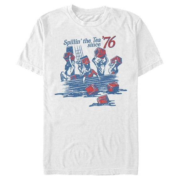 Men's Lost Gods Spillin' the Tea since '76 Graphic T-Shirt Big & Tall