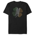 thumbnail image 1 of Men's Lost Gods St. Patrick's Day Irish Pride Clover  Graphic Tee Black 3X Large, 1 of 5