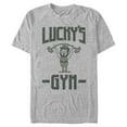 thumbnail image 1 of Men's Lost Gods St. Patrick's Day Lucky's Gym Graphic Tee Athletic Heather 3X Large, 1 of 5