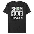thumbnail image 1 of Men's Lost Gods St. Patrick's Day Sham Rock this Gym  Graphic Tee Black 2X Large, 1 of 5