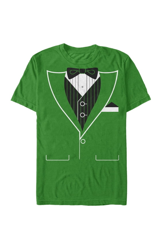Men's Lost Gods St. Patrick's Day Tuxedo Costume Tee Graphic Tee Kelly Green Medium