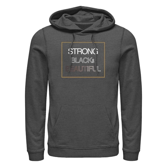 Men's Lost Gods Strong Black and Beautiful Pull Over Hoodie