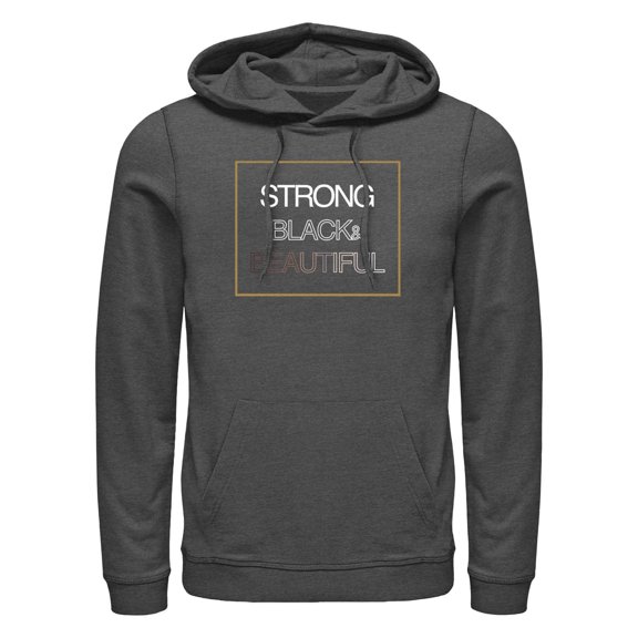 Men's Lost Gods Strong Black and Beautiful Pull Over Hoodie
