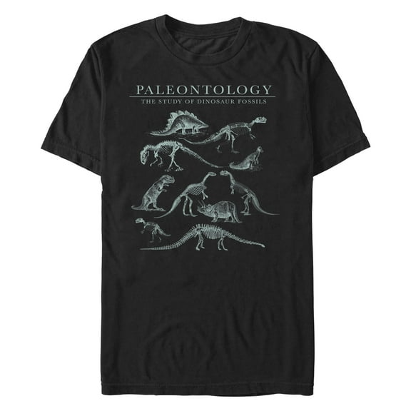 Men's Lost Gods Study Of Dinosaur Fossils  Graphic T-Shirt