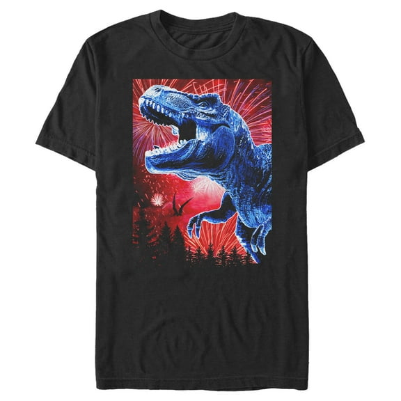 Men's Lost Gods T-Rex Poster Graphic T-Shirt Big & Tall