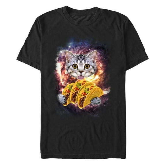 Men's Lost Gods Taco Cat Meme Graphic T-Shirt Big & Tall