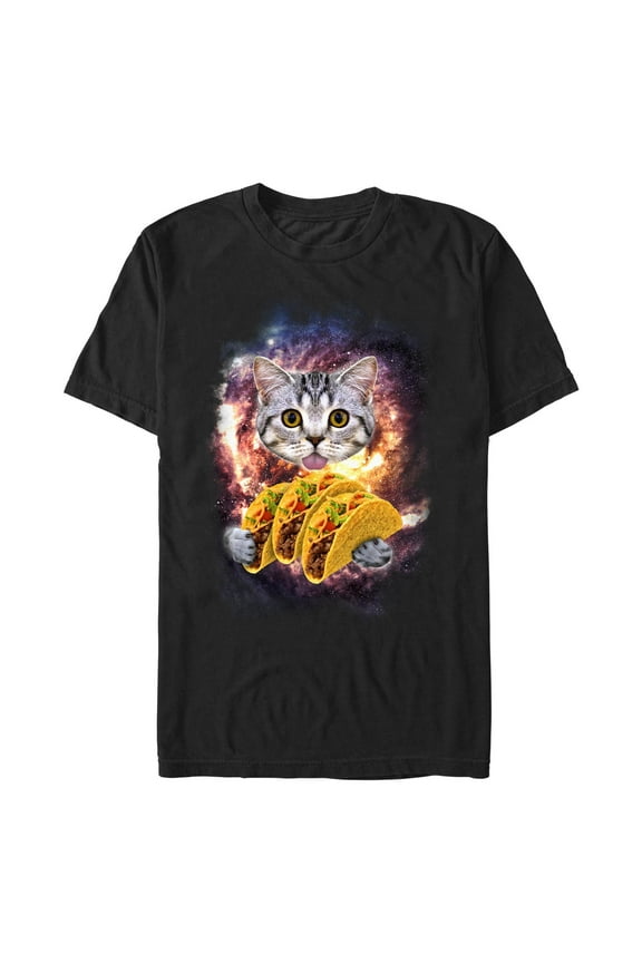 Men's Lost Gods Taco Cat Meme Graphic T-Shirt