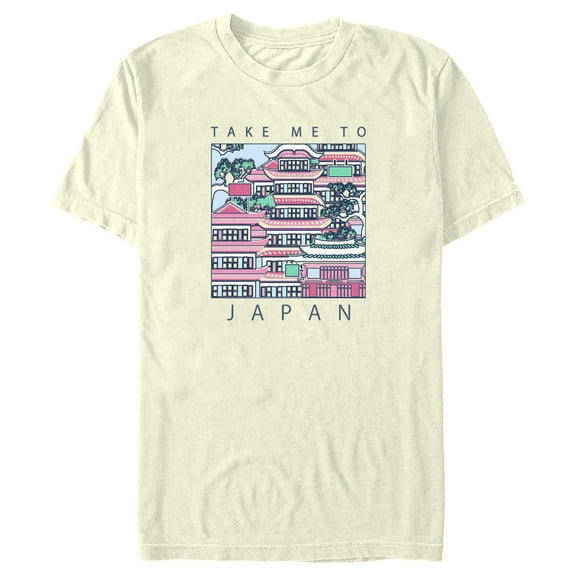 Men's Lost Gods Take Me To Japan  Graphic T-Shirt