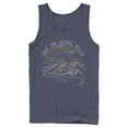 thumbnail image 1 of Men's Lost Gods Take the Scenic Route Road  Tank Top Navy Blue Medium, 1 of 3