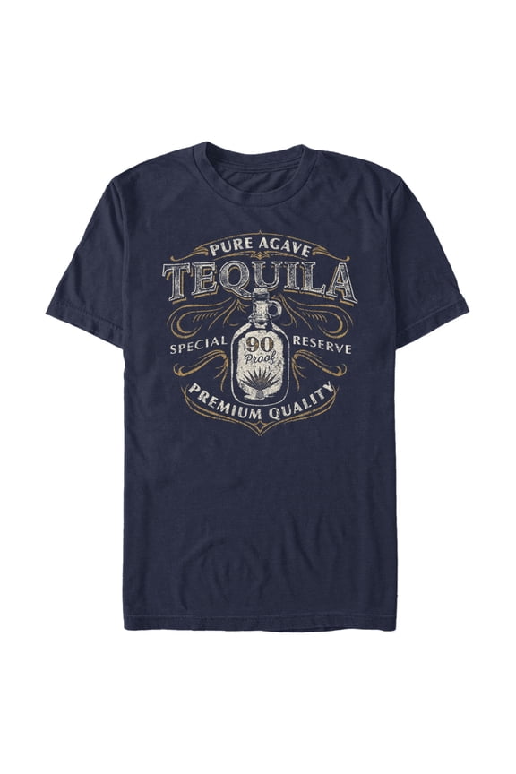 Men's Lost Gods Tequila Special Reserve Graphic Tee Navy Blue Large