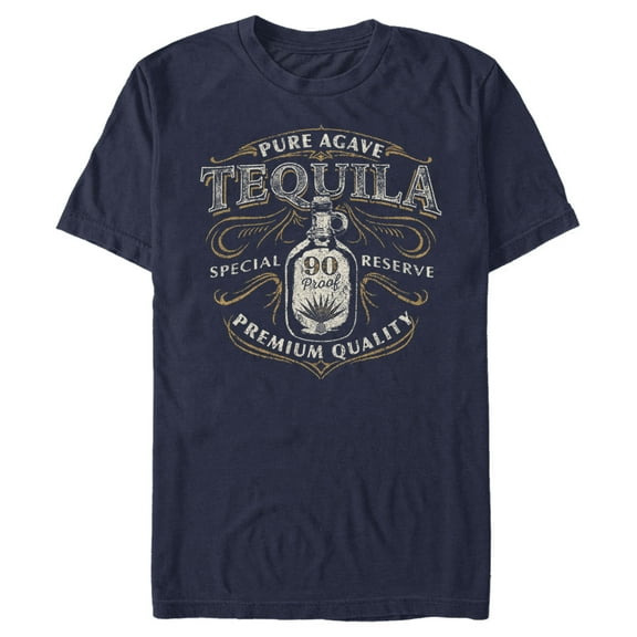 Men's Lost Gods Tequila Special Reserve  Graphic Tee Navy Blue Small