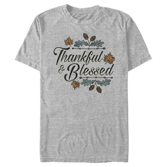 Men's Lost Gods Thankful and Blessed Graphic T-Shirt