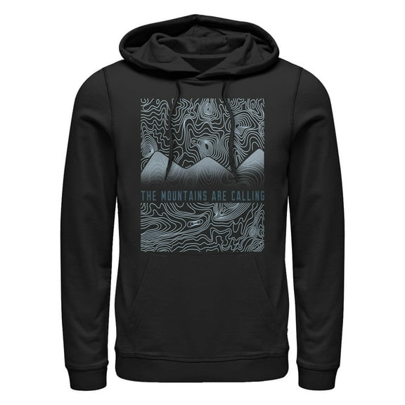 Men's Lost Gods The Mountains Are Calling  Pull Over Hoodie